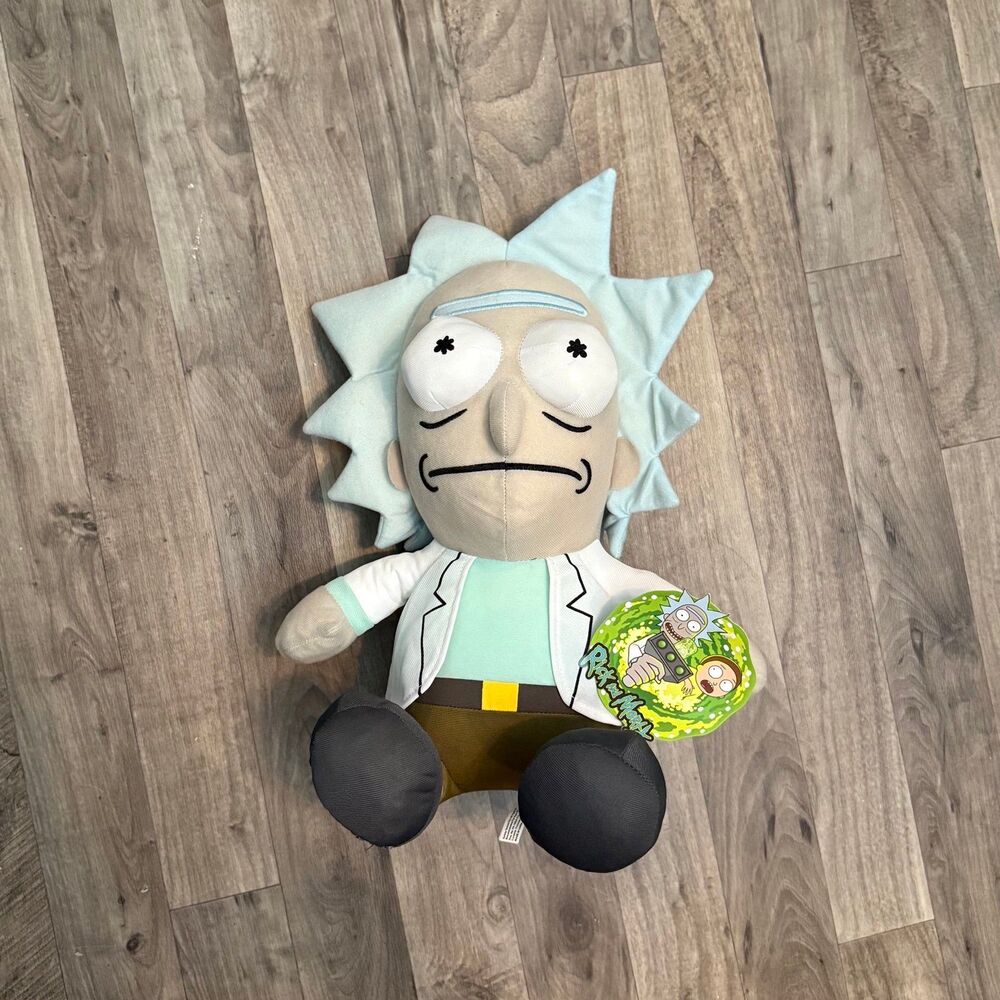 Rick and Morty 15” Large stuffed plush adult swim